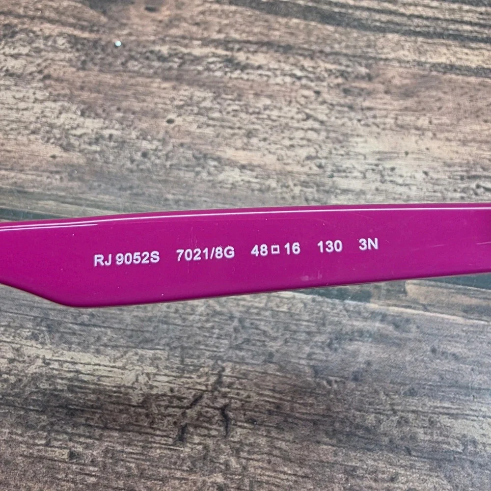 Ray-Ban Junior RJ 9052S 7021/8G Purple Pink‎ Square Eyeglasses 48-16-130